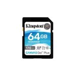 Kingston sdg3 / 64gb carte mmoire sd card ( 64gb sdxc canvas go plus 170r c10 uhs - i u3 v30 )