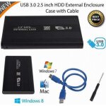Boîtier externe - kingwing - 2. 5 - usb 3. 0 - noir - compatible sata hdd Boîtier externe - kingwing - 2. 5 - usb 3. 0 - noir - compatible sata hdd