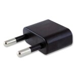 Kingwow adaptateur secteur prise us usa americaine vers eu europe france - noir Kingwow adaptateur secteur prise us usa americaine vers eu europe france - noir