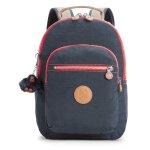 Sac  dos - kipling - basic eyes wide open clas seoul s - bleu - 34x25x11 cm - 510g