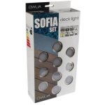 Kit de spots - sofia - 10 pi�ces - led 1w 75 lumen - finition blanc chaud - transformateur 12v 30w