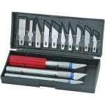 Kit de dcoupe - scalpel / cutter - 13 pices - mtal sans nickel - idal pour pte fimo - prcision