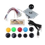 Kit de 1pc encodeur usb + 1pc joystick + 10 bouton - poussoirs de dmarrage accessoires diy projet jeu ...