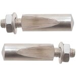 Kit de 2 clavette diamtre 9. 5 mm longueur 44 mm vlo pdale pdalier manivelle vintage vis goujon vtt ...
