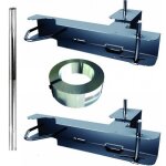 Kit de cerclages chemine - mat - 2x cerclages + 1m de mat - fixation antenne parabolique - rsistant ...