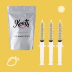 Kit de 3 recharges de gel de blanchiment dentaire keeth  la menthe