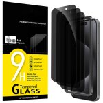 Kit de 3 verre tremp� anti - espion pour iphone 15 pro (61 pouces) angle de confidentialit� 28 degr�s ...