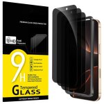 Kit de 3 verre tremp� anti - espion pour iphone 16 pro max (69 pouces) angle de confidentialit� 28 degr�s ...