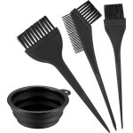 Kit 4 pi�ces brosses - peignes double face pour coloration de cheveux - outils professionnels teinture ...