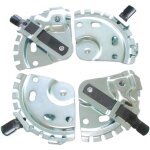 Kit de 4 relevages de roue � adapter sur carter tondeuse - 7 positions de hauteur - 2 sachets de 2 pi�ces ...