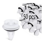 Kit 50 clips de fixation pour voiture agrafes de panneau de garniture et de porte de voiture pour peugeot ...