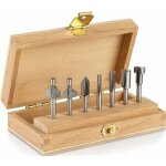 Kit de 7 fraises � defoncer dremel - outils multifonctions rotatifs