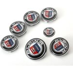 Kit 7 insigne logo emblème bmw alpina capot 82mm + coffre 74mm + volant + 4 x cache moyeu 68mm Kit 7 insigne logo emblème bmw alpina capot 82mm + coffre 74mm + volant + 4 x cache moyeu 68mm