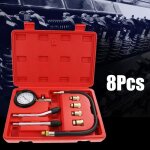 Kit de 8 testeur de compression compressiom�tre moteur essence cylindre