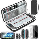 Kit accessoires nintendo switch 2 : housse pochette + coque dockable + protection d�cran