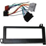 Kit adaptateur autoradio 1din noir chrysler 300m / grand cherokee / voyager / neon / jeep wrangler / ...