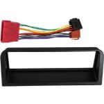 Kit adaptateur autoradio 1din noir peugeot 106 / citroen ax + iso