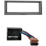 Kit adaptateur autoradio 1din - adnauto - peugeot 407 / citroen c5 - noir - iso - 2005 - 2008