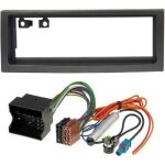 Kit adaptateur autoradio 1din noir peugeot 407 / citroen c5 05 - 08 - adnauto - 407 - noir