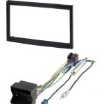 Kit adaptateur autoradio 2din - adnauto - citroen c2 c3 / peugeot 207 307 - iso - fm