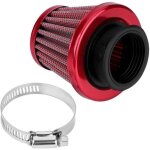 Kit dadmission de filtre  air de 38mm pour moto hors route vtt quad dirt pit bike rouge