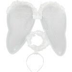 Accessoire - kit ange avec ailes et aurole adulte