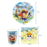 Vaisselle jetable - kit anniversaire 16 personnes one piece