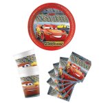 Vaisselle jetable - kit anniversaire vaisselle jetable cars 3