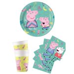 Vaisselle jetable - kit anniversaire vaisselle jetable peppa pig