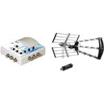 Kit antenne dextrieure / intrieure - metronic - 415044 - 4g intgr - amplificateur elap - 6 sorties ...