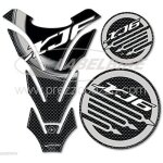 Kit autocollant stickers 3d gel carbone compatible pour moto yamaha xj6 2008 - 2013