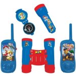 Kit daventurier pat patrouille - talkie - walkies jumelles lampe torche et boussole