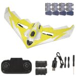 Kit avion rc planeur avion tlcommand en mousse epp avec lumire led pour dbutants adultes enfants ...