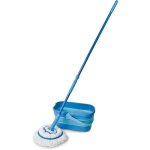 Kit balai serpill�re et seau ultra - compact - microfibre avec essorage int�gr� twist - seau r�tractable ...