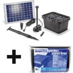 Kit bassin complet - ebs231 - 750l max - pompe solaire 600l - 10w - filtre immerg inclus