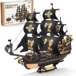 Kit bateau 3d m�canique ? barque hippocampe mcb02 maquette en bois � construire loisir cr�atif pour adultes ...