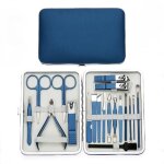 Kit de beaut professionnel 18 en 1 coupe ongle professionnel coupe cuticule acier inoxydable - trousse ...