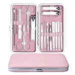 Kit de beaut� professionnel coupe ongle professionnel coupe cuticule acier inoxydable - 16pcs trousse ...
