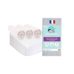 Kit pratique bebe matelas 60x120 lit bb lit parapluie + 3 draps housse bio + 2 alses bio certifi ...