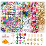 Kit de fabrication de bijoux - tatatoyia - argile polym�re - 24 cellules - mixte