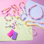 Kit bijoux enfant - fabrique tes bijoux - p�te polym�re - 6 ans et plus - mixte - diy