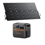 Kit bluetti premium 200 v2(ac270p) avec panneau solaire 500w - 2073. 6wh g�n�rateur solaire 4x2700w