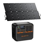 Kit bluetti ac200pl avec panneau solaire 500w - batterie 2304wh g�n�rateur solaire 4x2400w