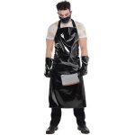 Kit de boucher halloween - halloween - accessoire de déguisement - noir Kit de boucher halloween - halloween - accessoire de déguisement - noir
