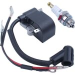 Kit de bougie dallumage du module de bobine dallumage pour husqvarna 240 235 136 137 141 23 23 36 36 ...