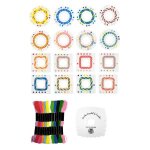 Kit pour raliser des bracelets damiti - 16 motifs diffrents - ds 8 ans - loisirs cratifs