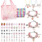 Cadeau fille 5 6 7 8 9 10 11 12 anscharms kit bracelet de fabrication bijoux et perles pour enfant jouet ...