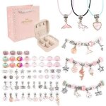 Kit de fabrication de bracelet creation bijoux enfant idee cadeau anniversaire jeu 5 6 7 8 ans kit diy ...