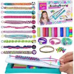 Kit de bracelet de lamiti� - diy - enfants 6 - 12 ans - 12 rouleaux de fil color� - cr�ativit� - imagination ...