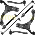 Kit bras de suspension avant compatible hyundai santa fe ii hyundai ix55 triangle rotule biellette 8 ...